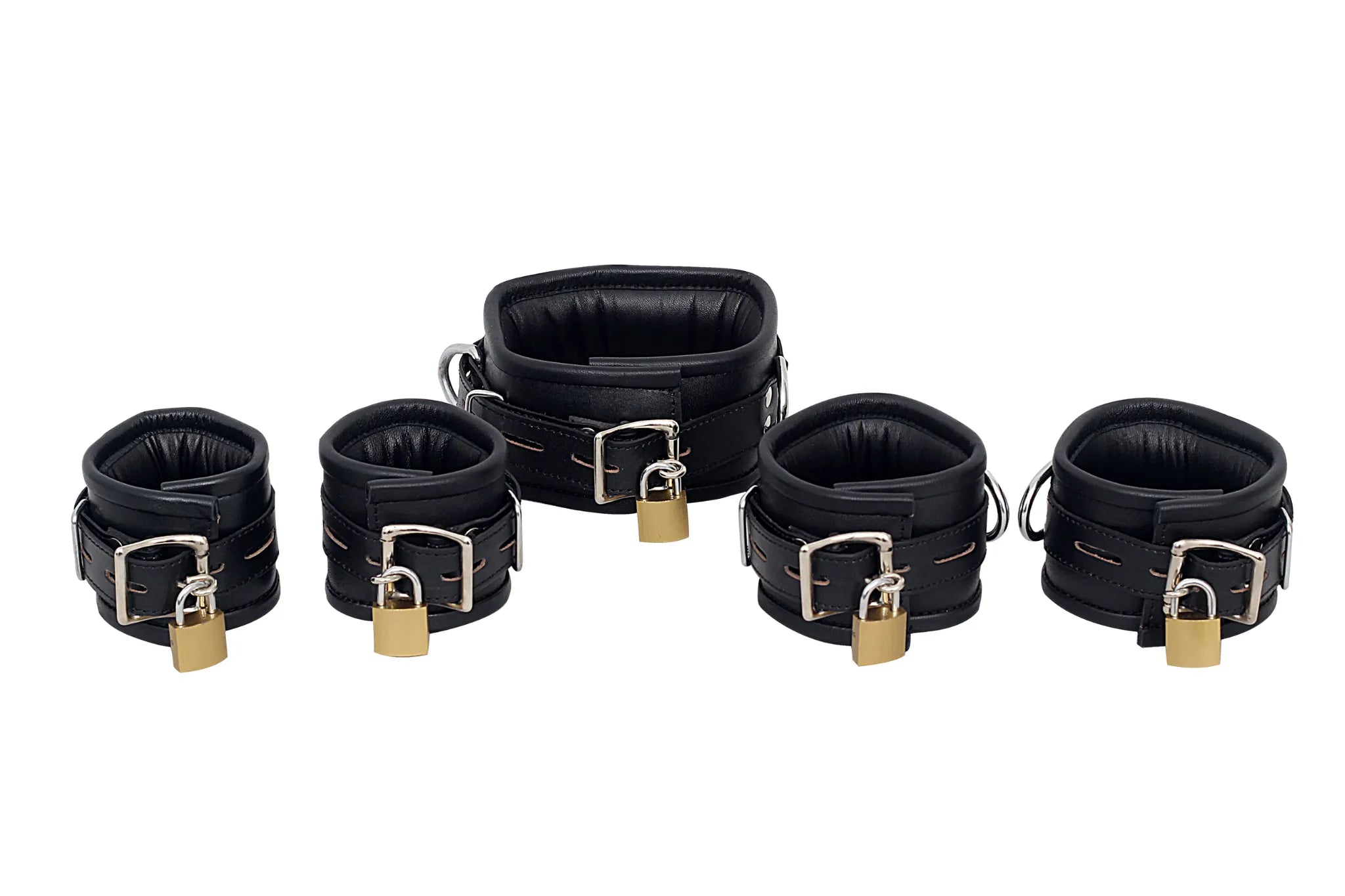 Get 5 Pcs Genuine Leather Cuffs Set & Get 15% OFF