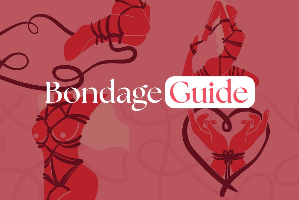 Feature image of blog - bondage guide with pink colour pallet in a illustration format