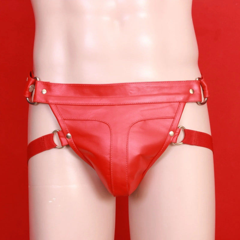 Leather Jockstrap, gay Leather Jockstrap, Bdsm  Jockstrap