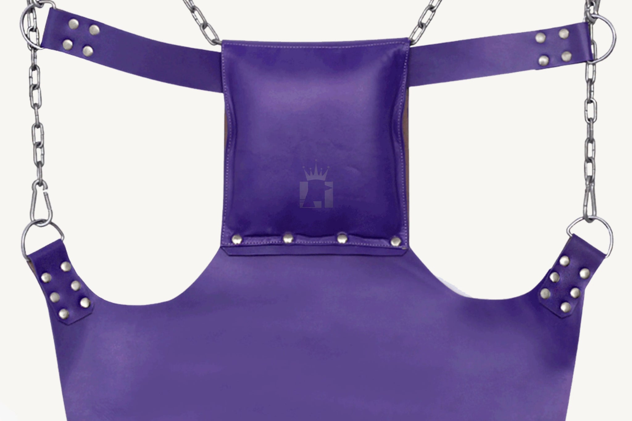 100% Genuine Cowhide Leather,carry weights up to 350 Lbs,6-point leather swing design