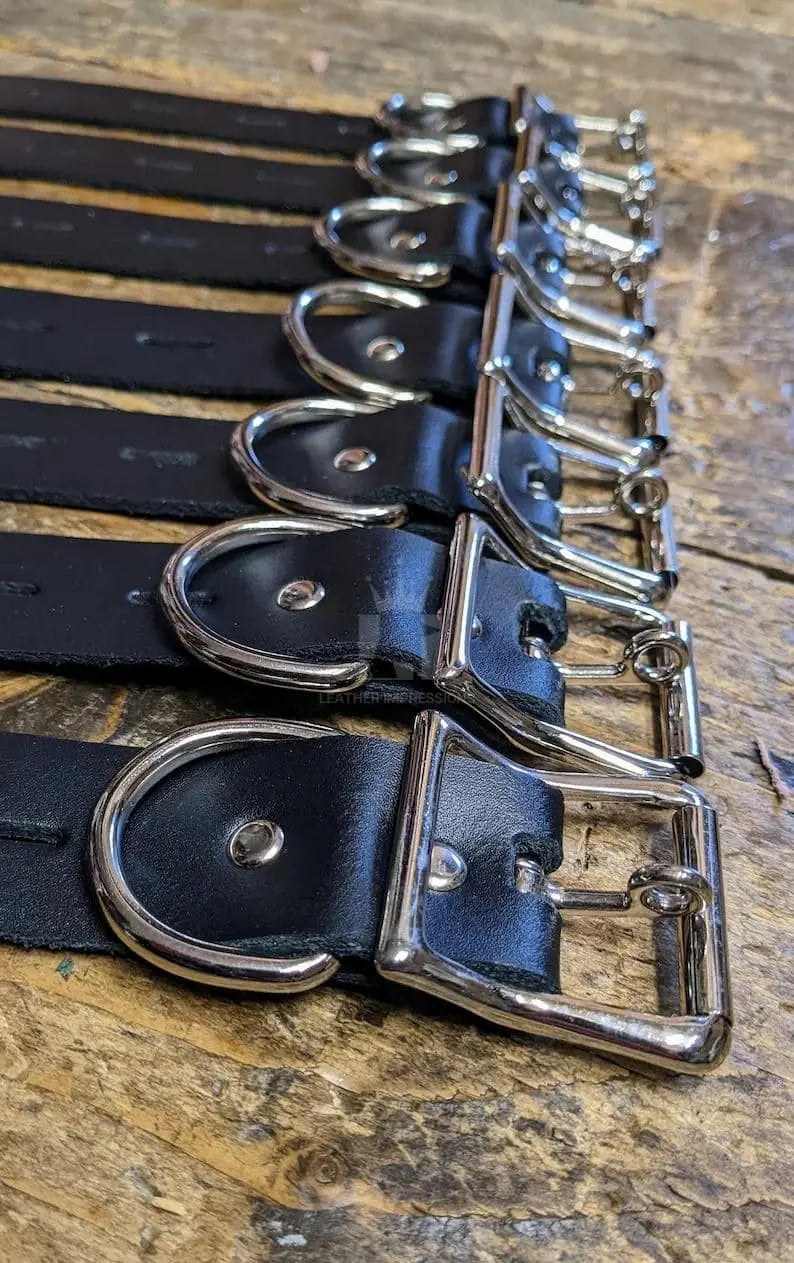 Leather Bondage Belt, BDSM Leather Belt, Leather Restraints, leather bondage restraitns, leather belts set, adjustable leather belts