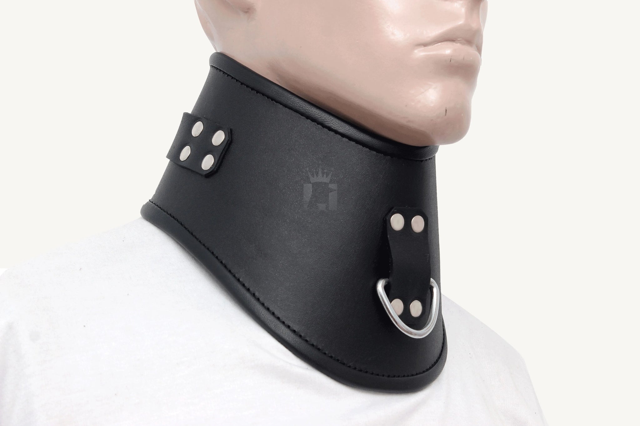 Leather Posture Collar, Bdsm Leather Posture Collar