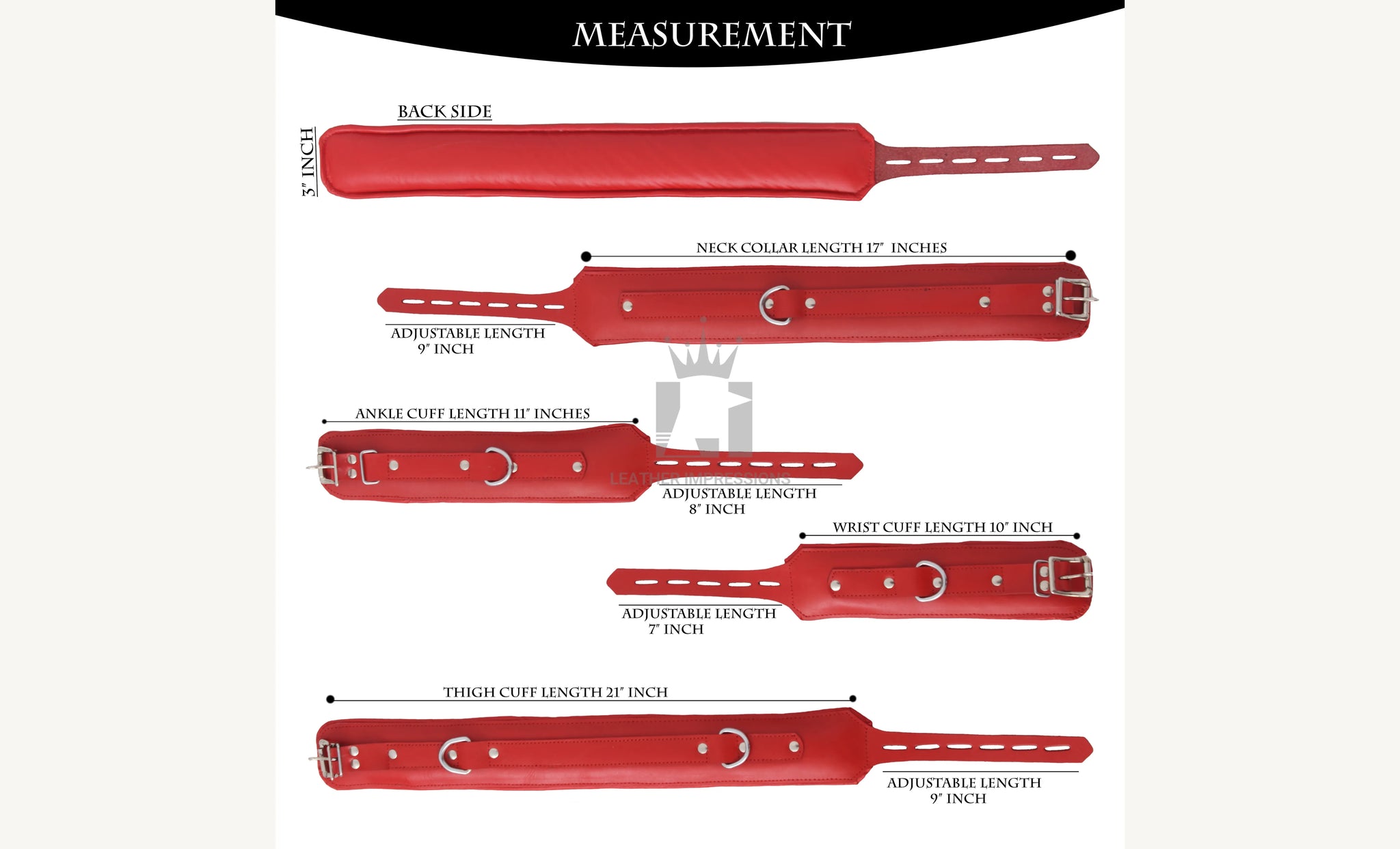 
dominion leather bondage cuffs,red padded BDSM restraints,genuine cowhide leather cuffs,premium bondage cuffs for wrists and thighs,lockable leather BDSM handcuffs,advanced padded restraint gear,full-grain leather D-ring cuffs