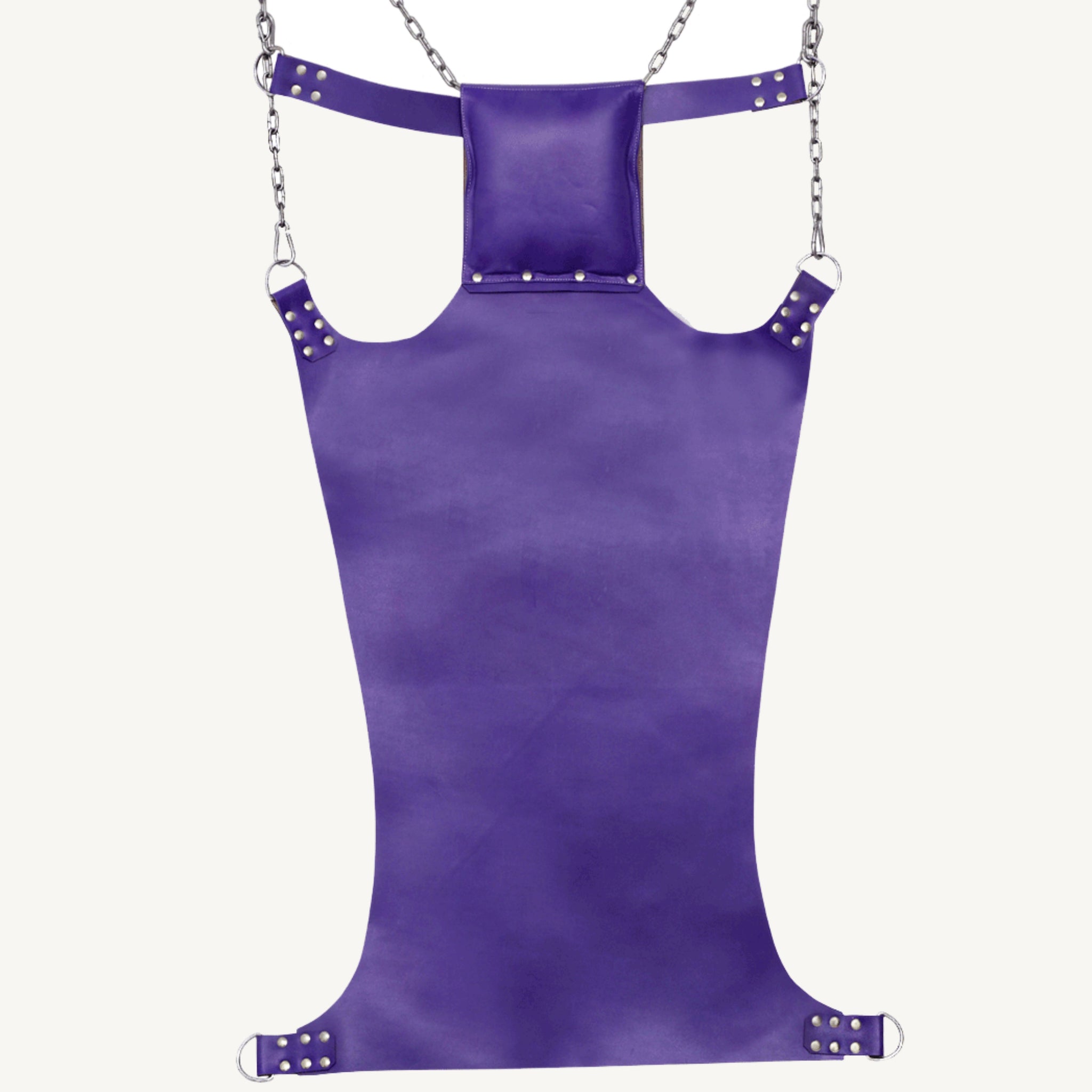 100% Genuine Cowhide Leather,carry weights up to 350 Lbs,6-point leather swing design