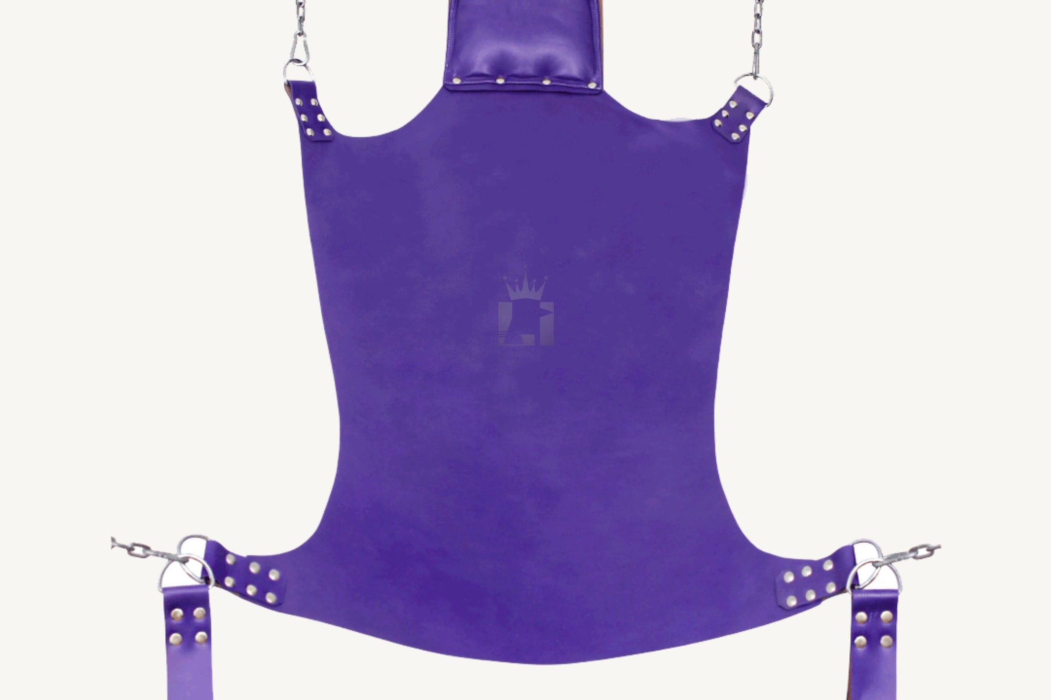 100% Genuine Cowhide Leather,carry weights up to 350 Lbs,6-point leather swing design