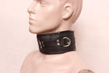 Leather Posture Collars, Leather Bondage Posture Collars