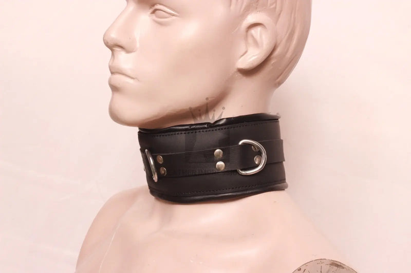 Leather Posture Collars, Leather Bondage Posture Collars