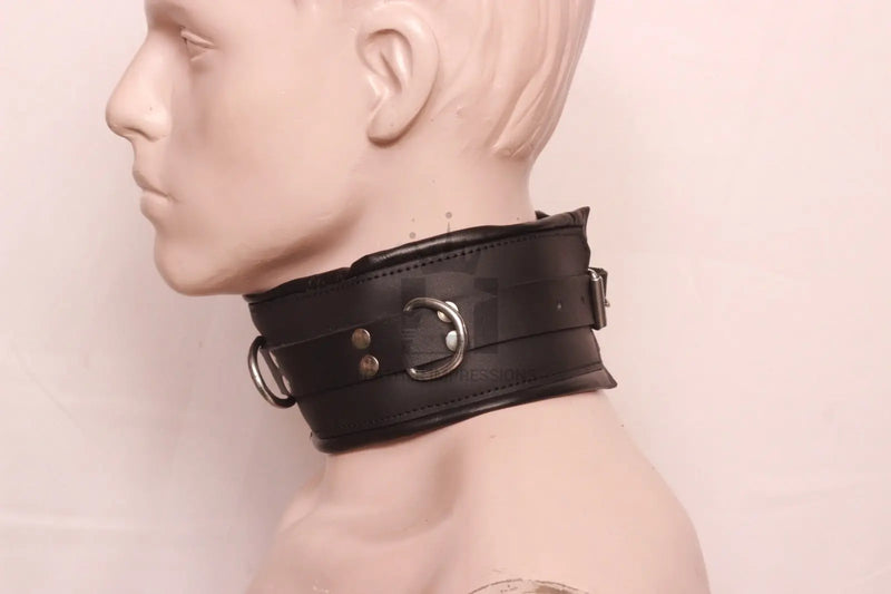 Leather Posture Collars, Leather Bondage Posture Collars