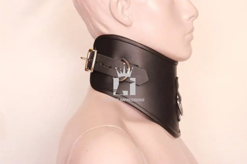 Leather Posture Collar, Gay Leather Posture Collar,