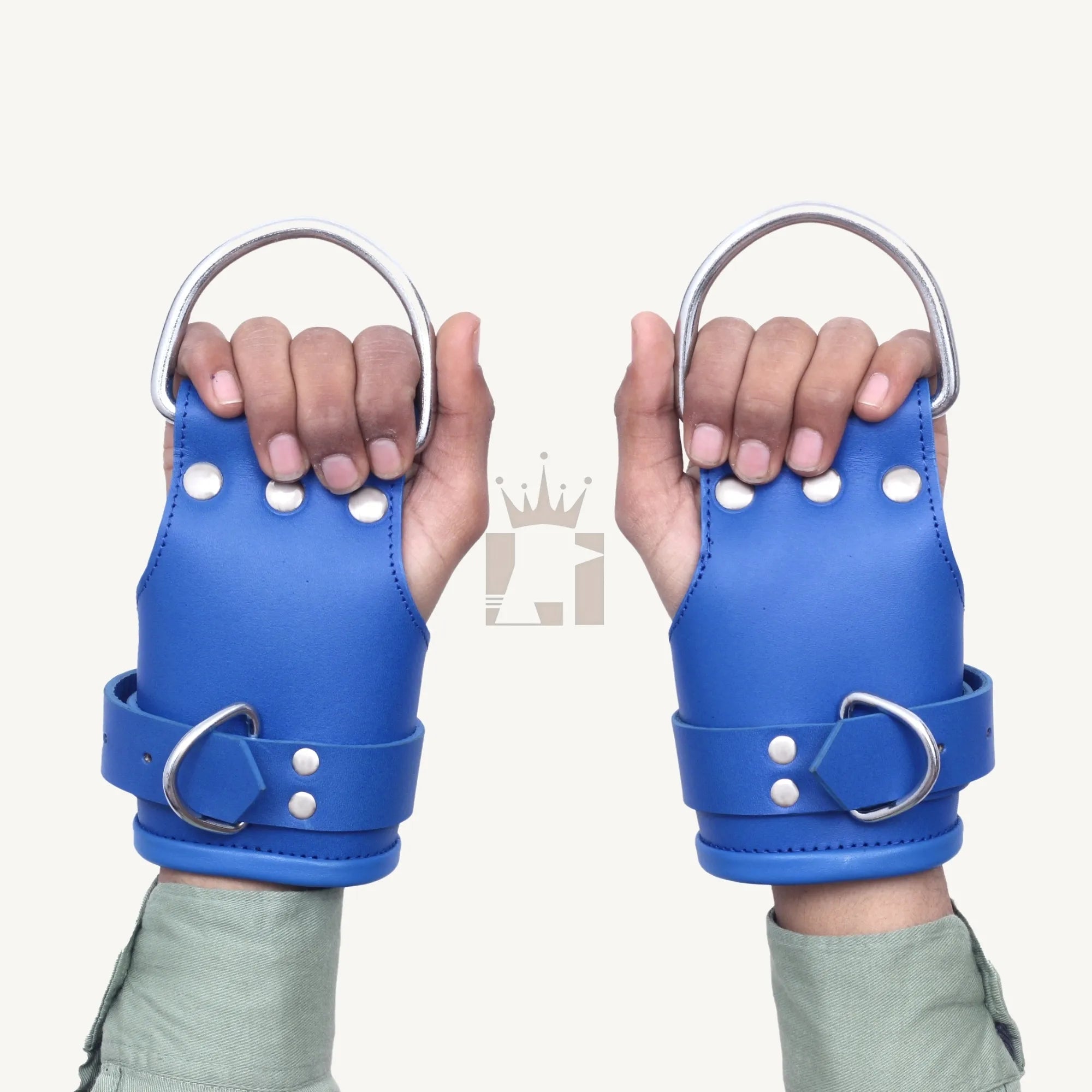 Premium Leather Suspension Cuffs with D-Rings