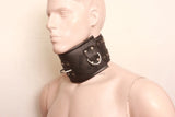 Leather Posture Collar, Leather Bondage Collar