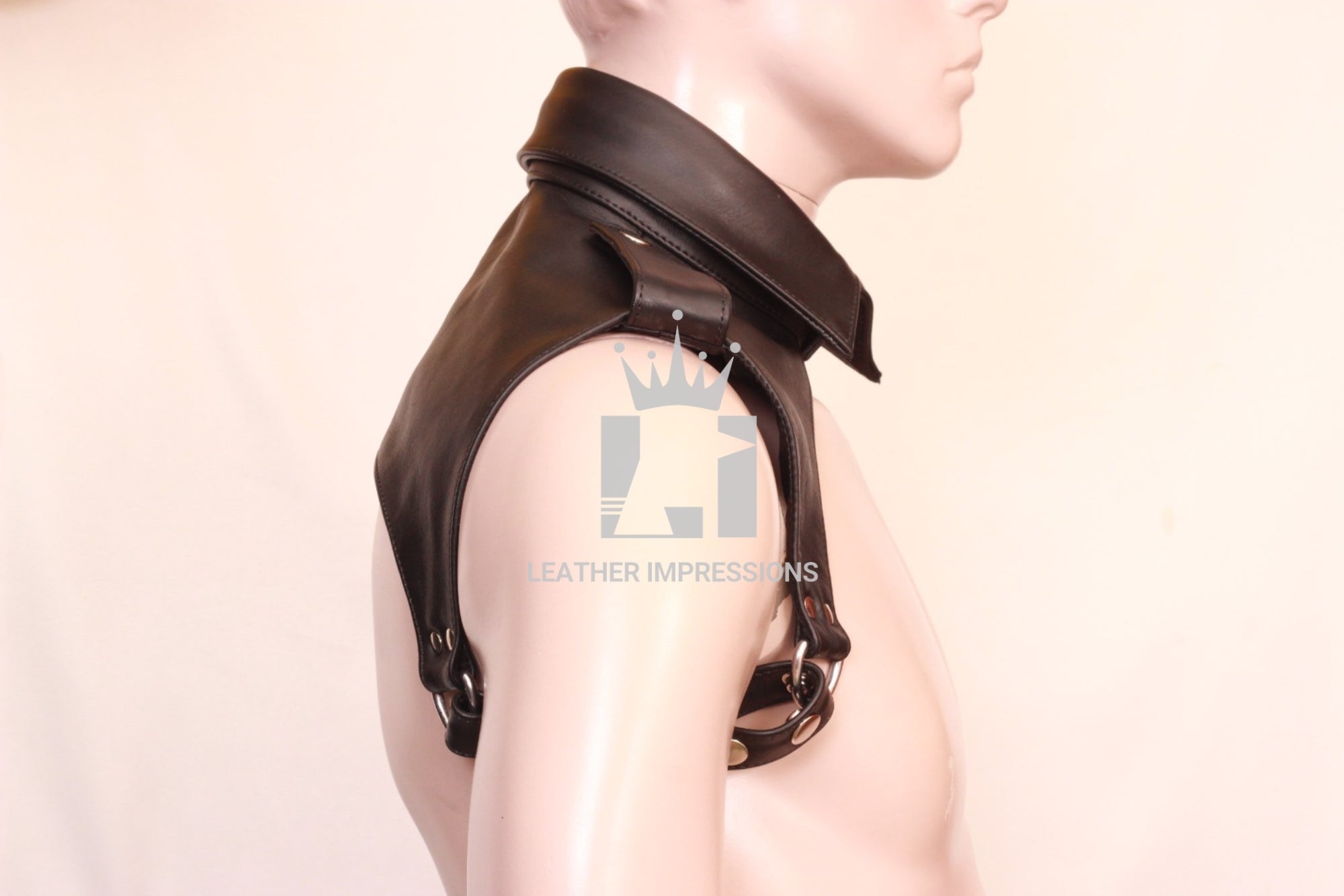 Leather Shoulder Harness -  side angel image