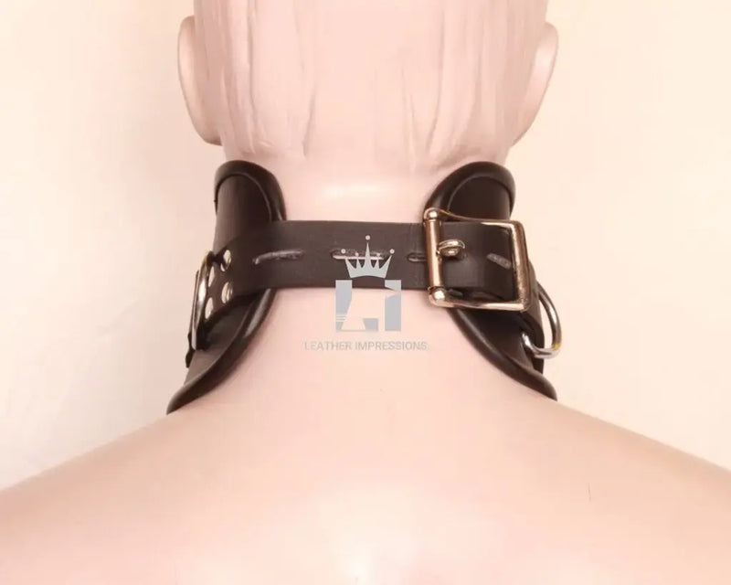 Leather Posture Collar, Gay Leather Posture Collar,