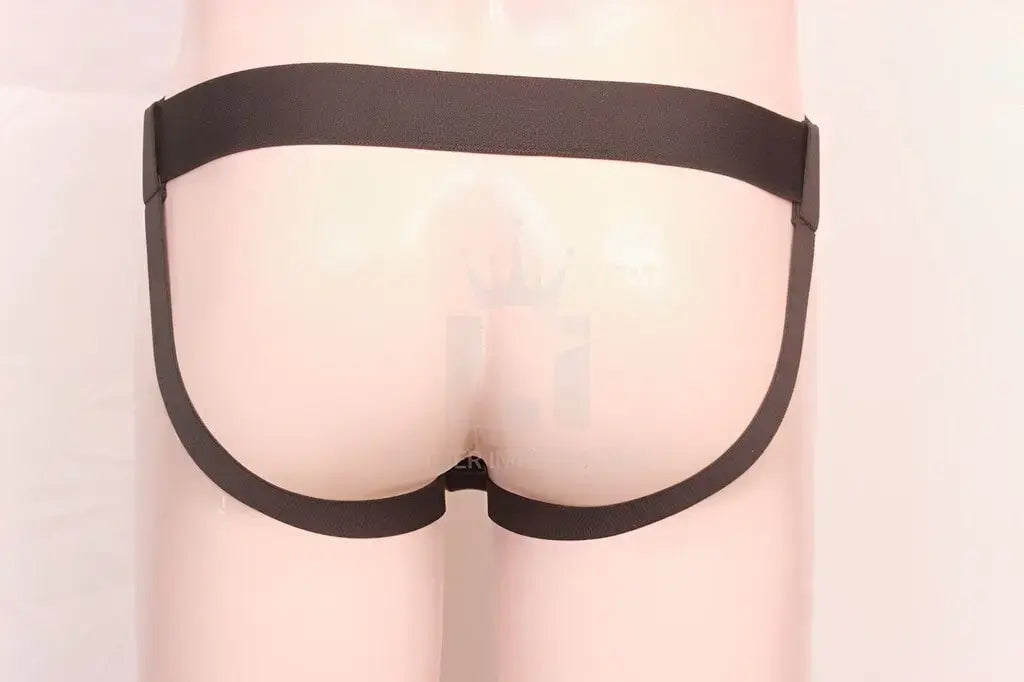 Back Shot Angle of Leather Jockstrap Men