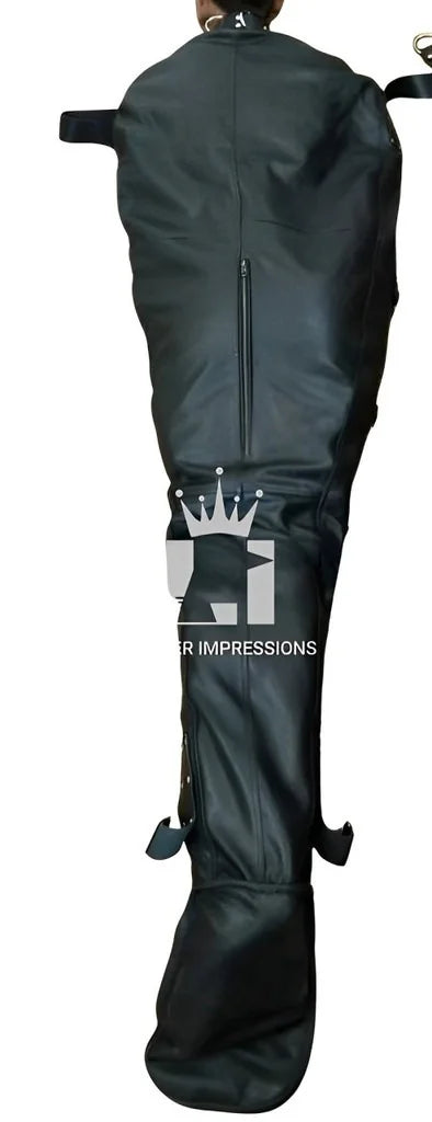 Genuine Leather Bondage Sleepsack with Adjustable Straps