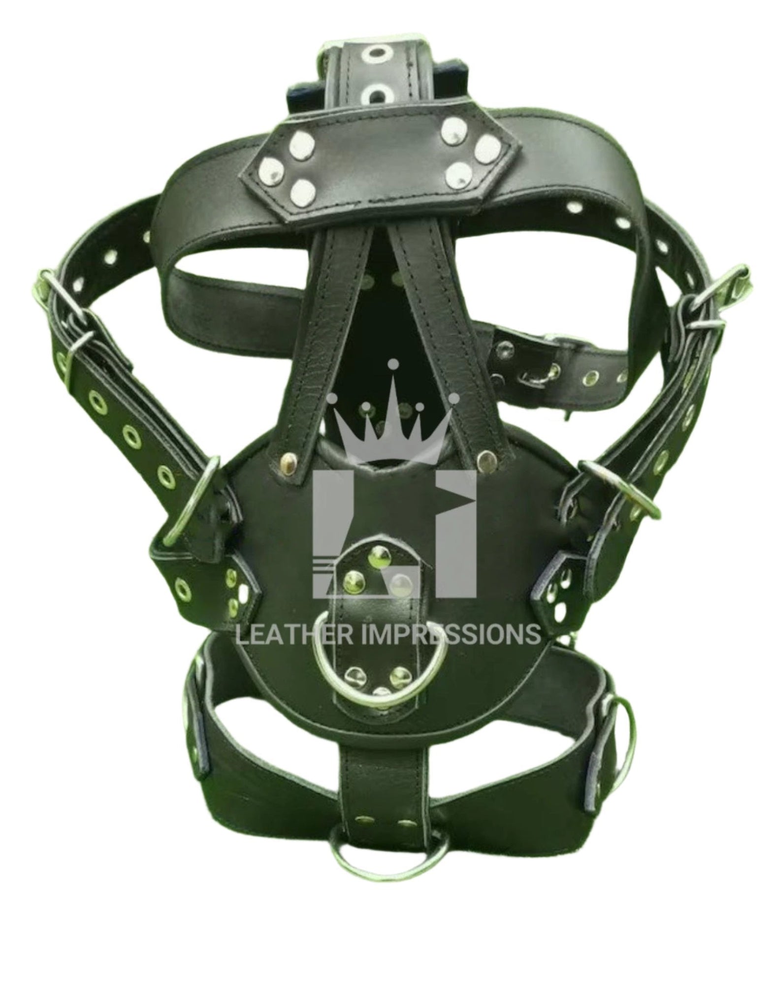 Product view of Bondage Muzzle With BDSM Head Harness