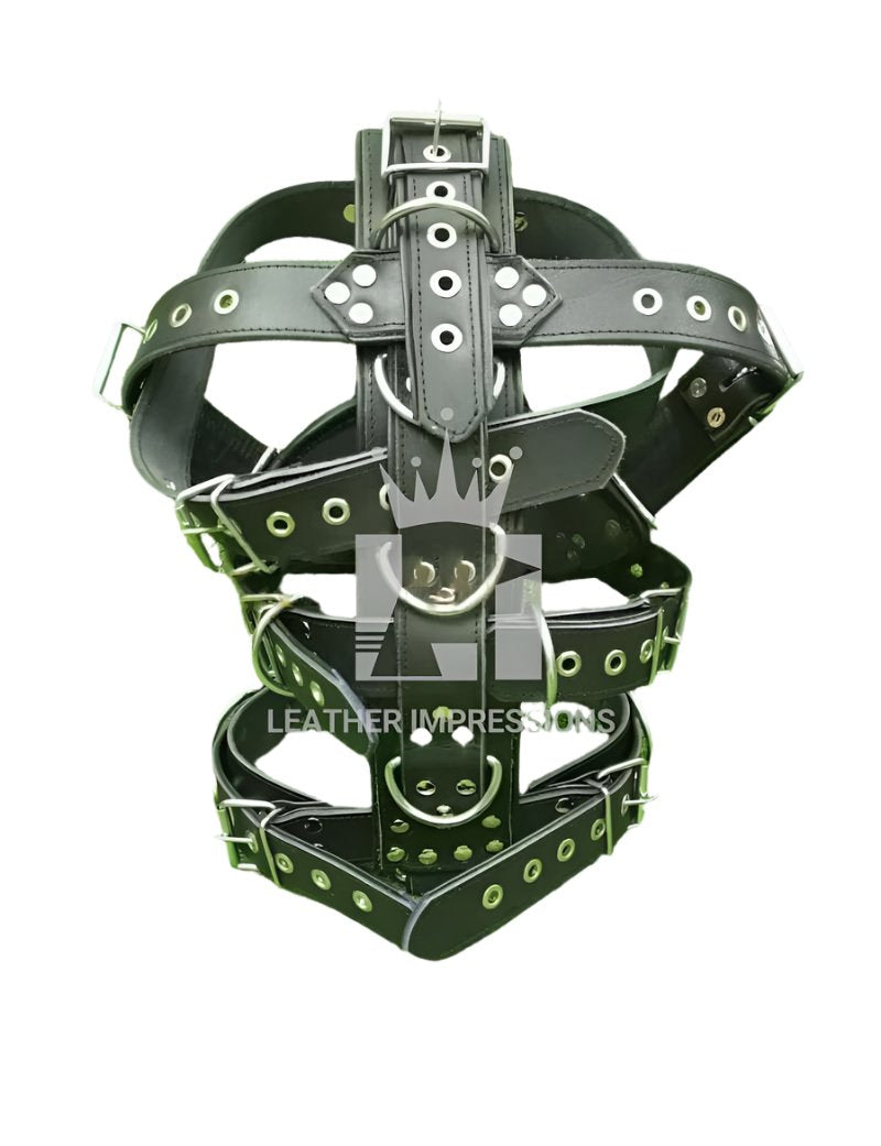 Product view of Bondage Muzzle With BDSM Head Harness