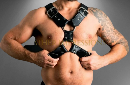 Leather Chest Harness