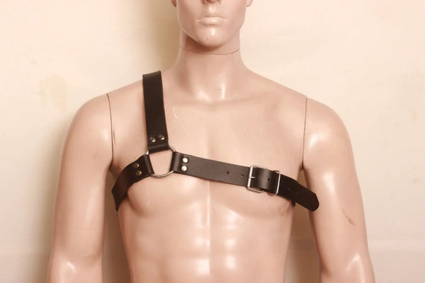 Leather Chest Harness, bdsm harness, mens leather harness