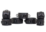 7 Pcs Leather Bondage Cuffs