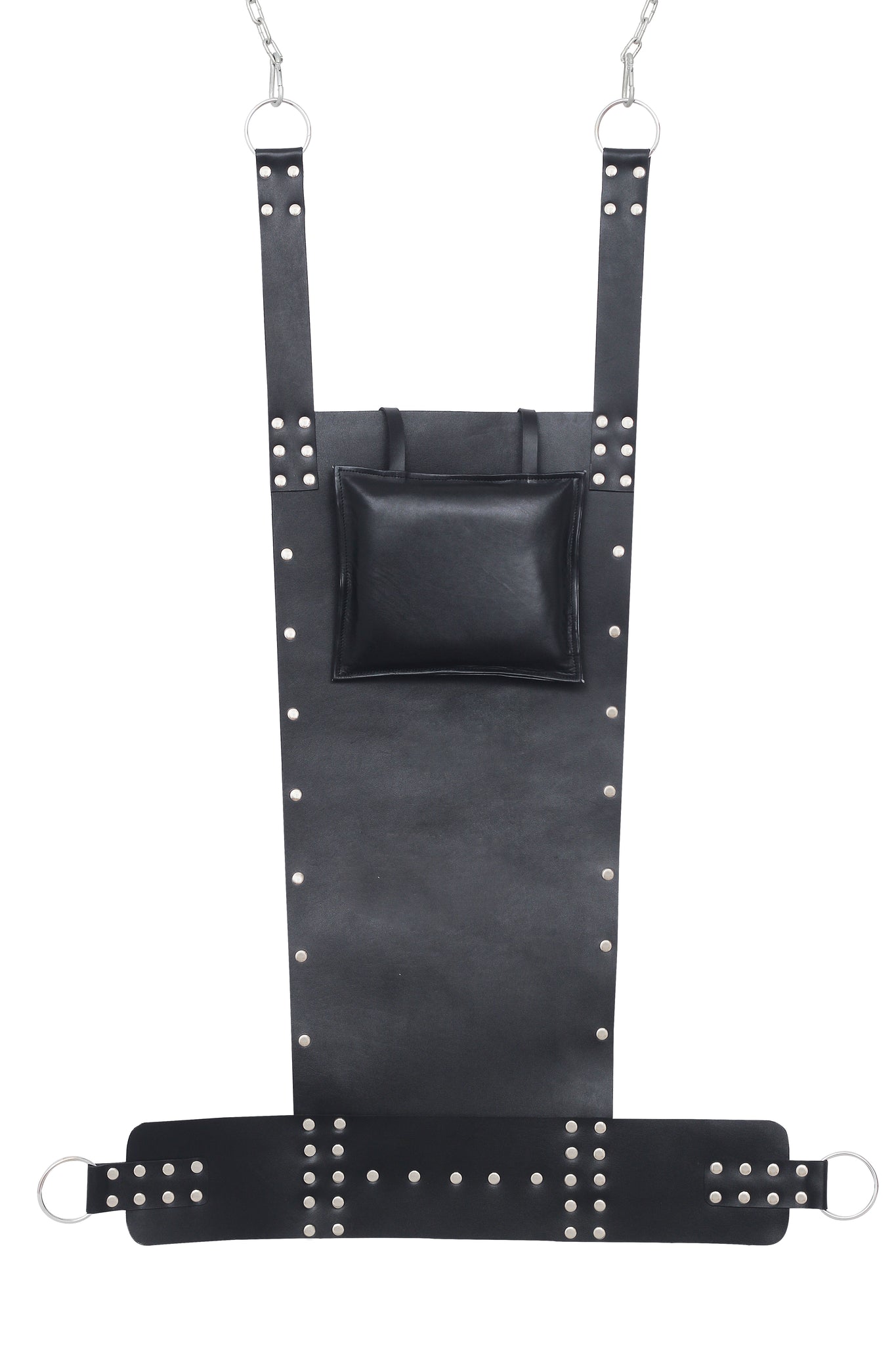 leather sex swing, sex swing, black leather sex swing