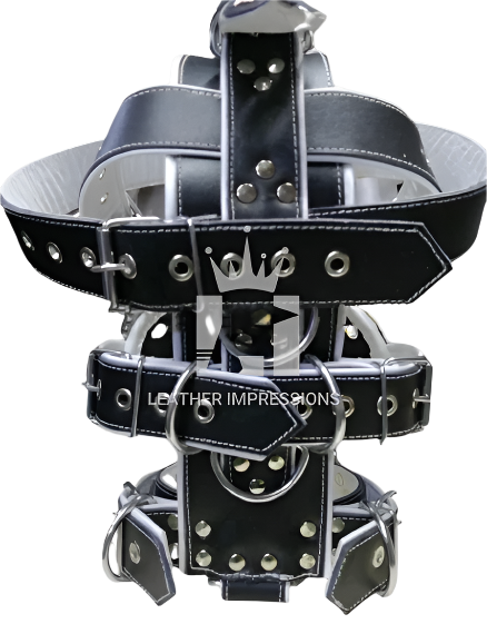 Product view of Bondage Muzzle With BDSM Head Harness