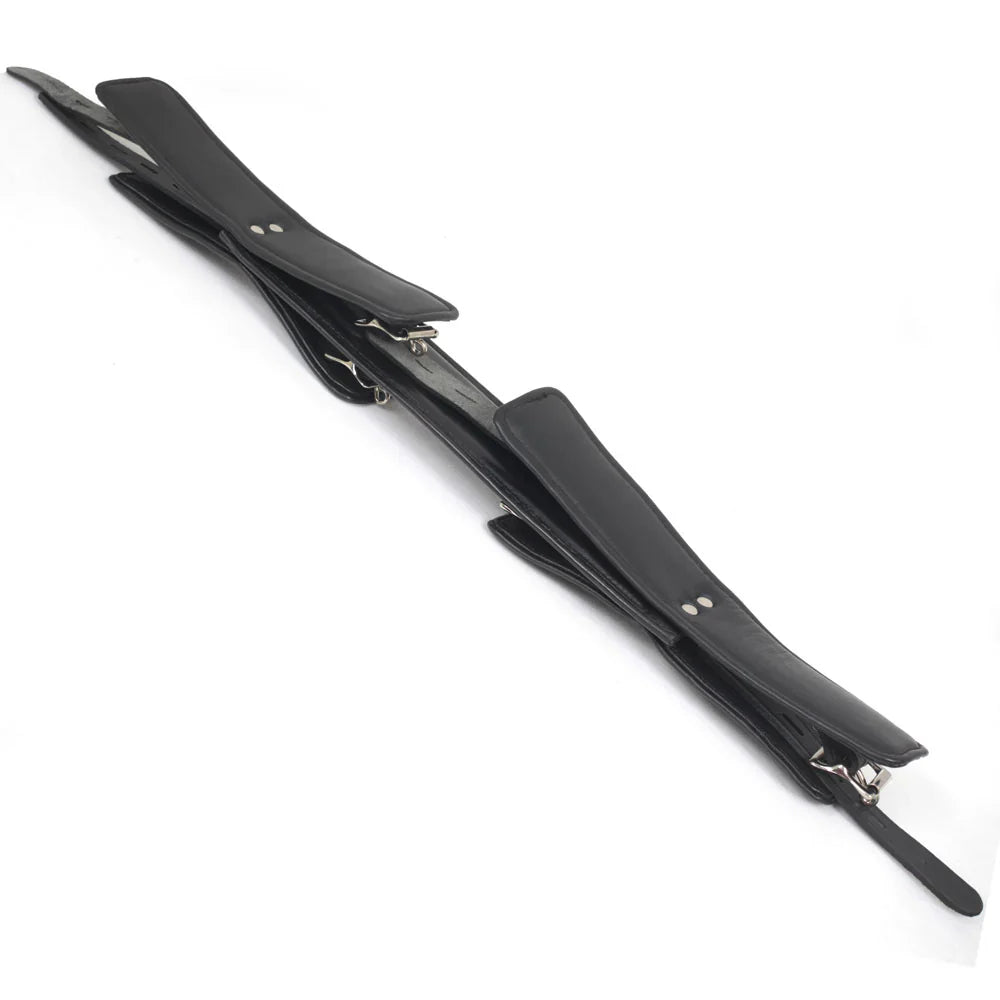 leather suspension cuffs, suspension cuffs, leather wrist cuffs, bondage suspension cuffs, bdsm suspension cuffs, Leather Arm Binder , bdsm restraints