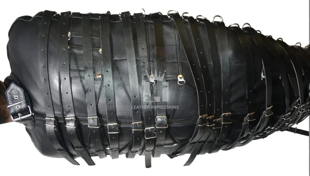 Genuine Straight Jacket Leather Sleepsack | Mummy Gimp Bag