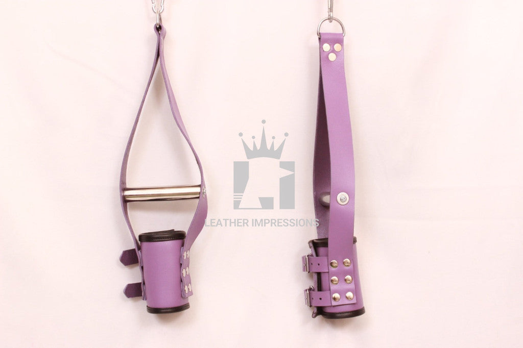 suspension cuffs, bdsm suspension cuffs, bondage suspension cuffs, ankle suspension cuffs, leather suspension bondage, leather suspension cuffs, suspension restraints, suspension wrist cuffs, suspension cuff, wrist suspension cuffs, suspension ankle cuffs
