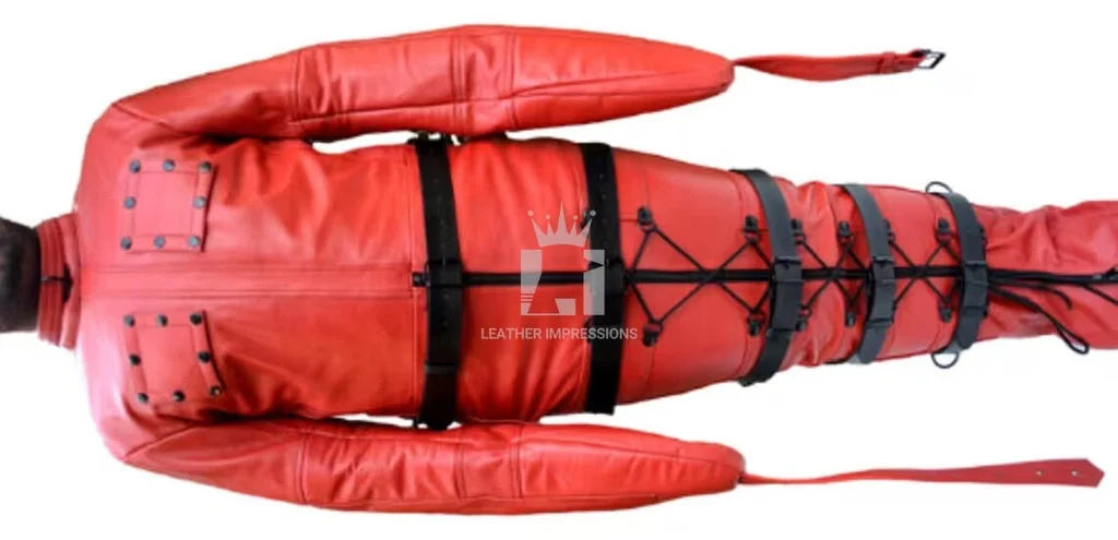 Bondage Leather Sleepsack with Heavy Duty Belts