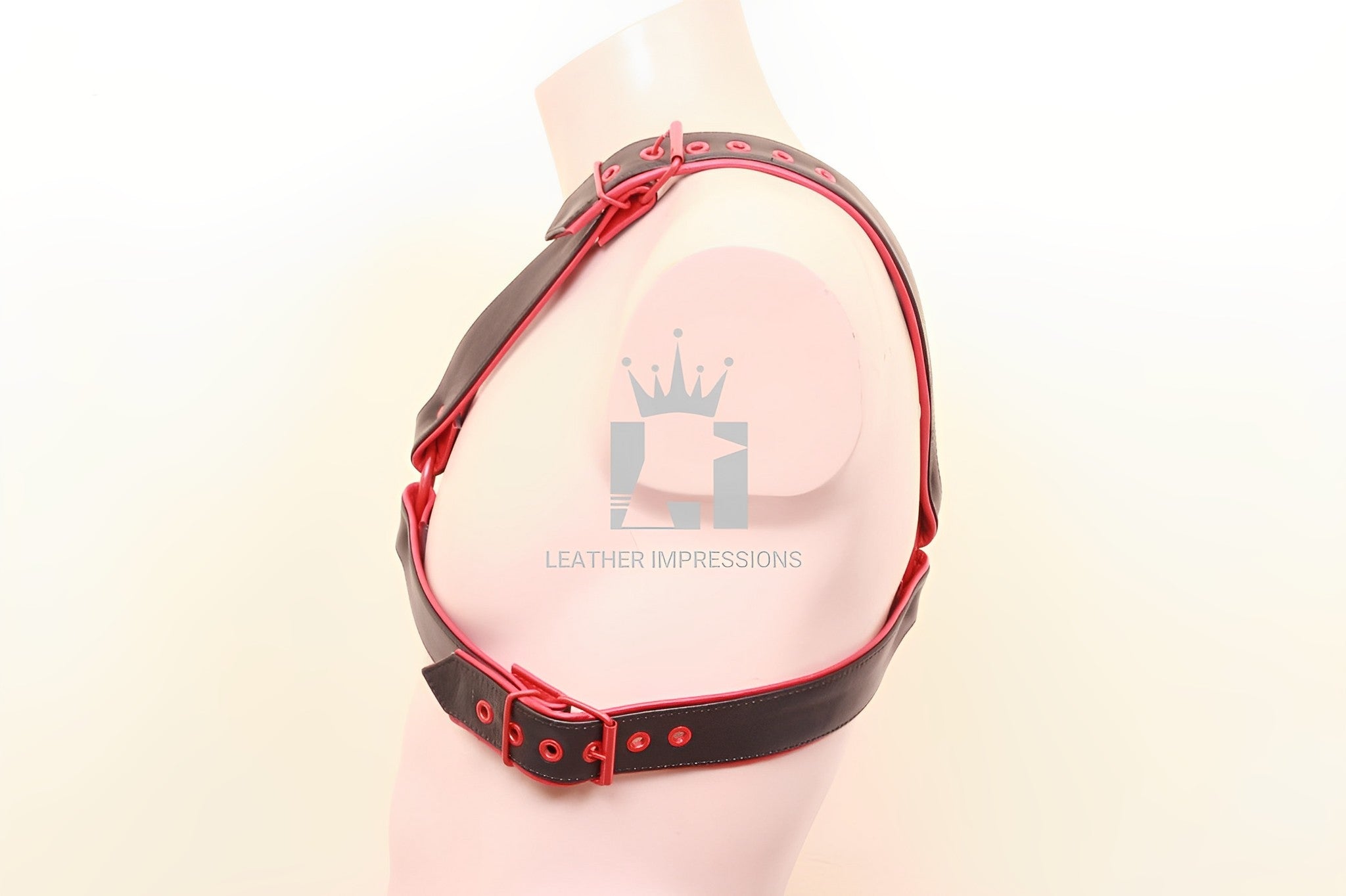 Adjustable buckles image f Leather X Harness