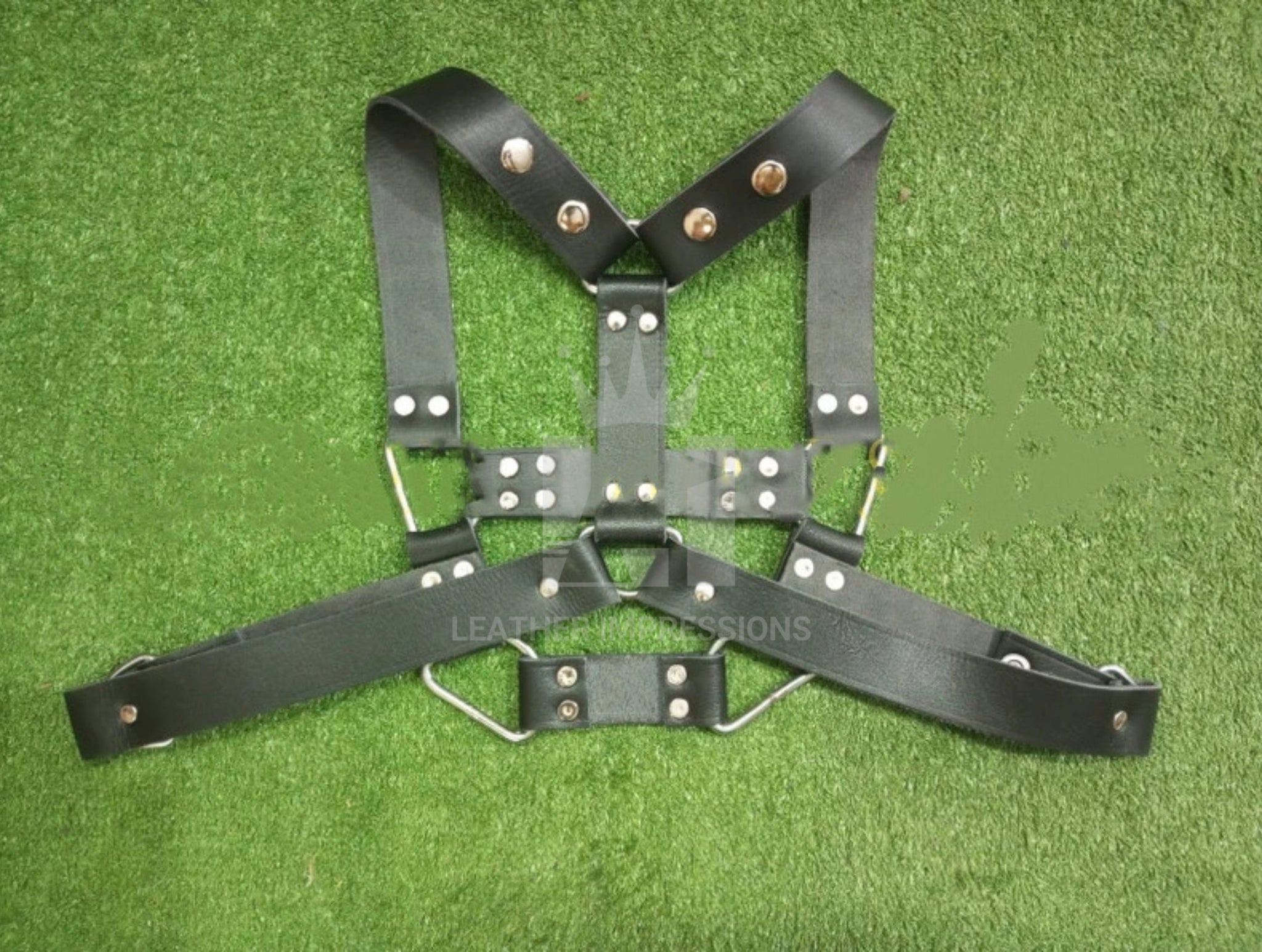 Product image of model wearing BDSM Chest Harness
