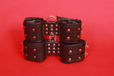 leather suspension cuffs, wrist to ankle suspension cuffs