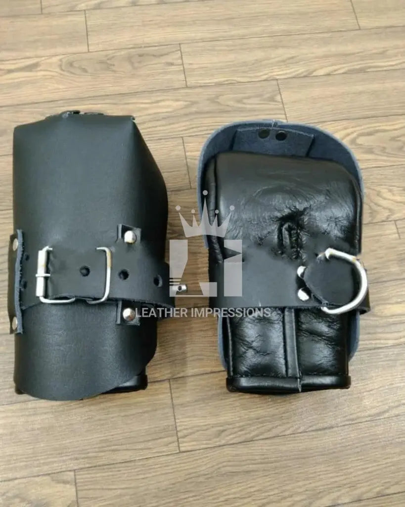 Lockable Mittens Handmade Leather Bondage Mittens | Padded & Lockable
