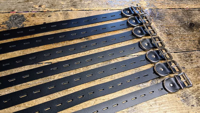 Leather Bondage Belt, BDSM Leather Belt, Leather Restraints, leather bondage restraitns, leather belts set, adjustable leather belts