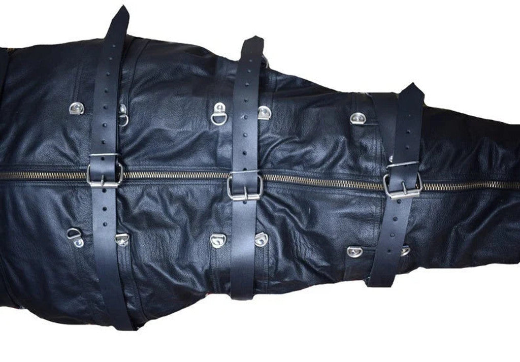 Lockable Sleepsack Leather Sleepsack Bondage Handcrafted | 15% Off Bondage Sale