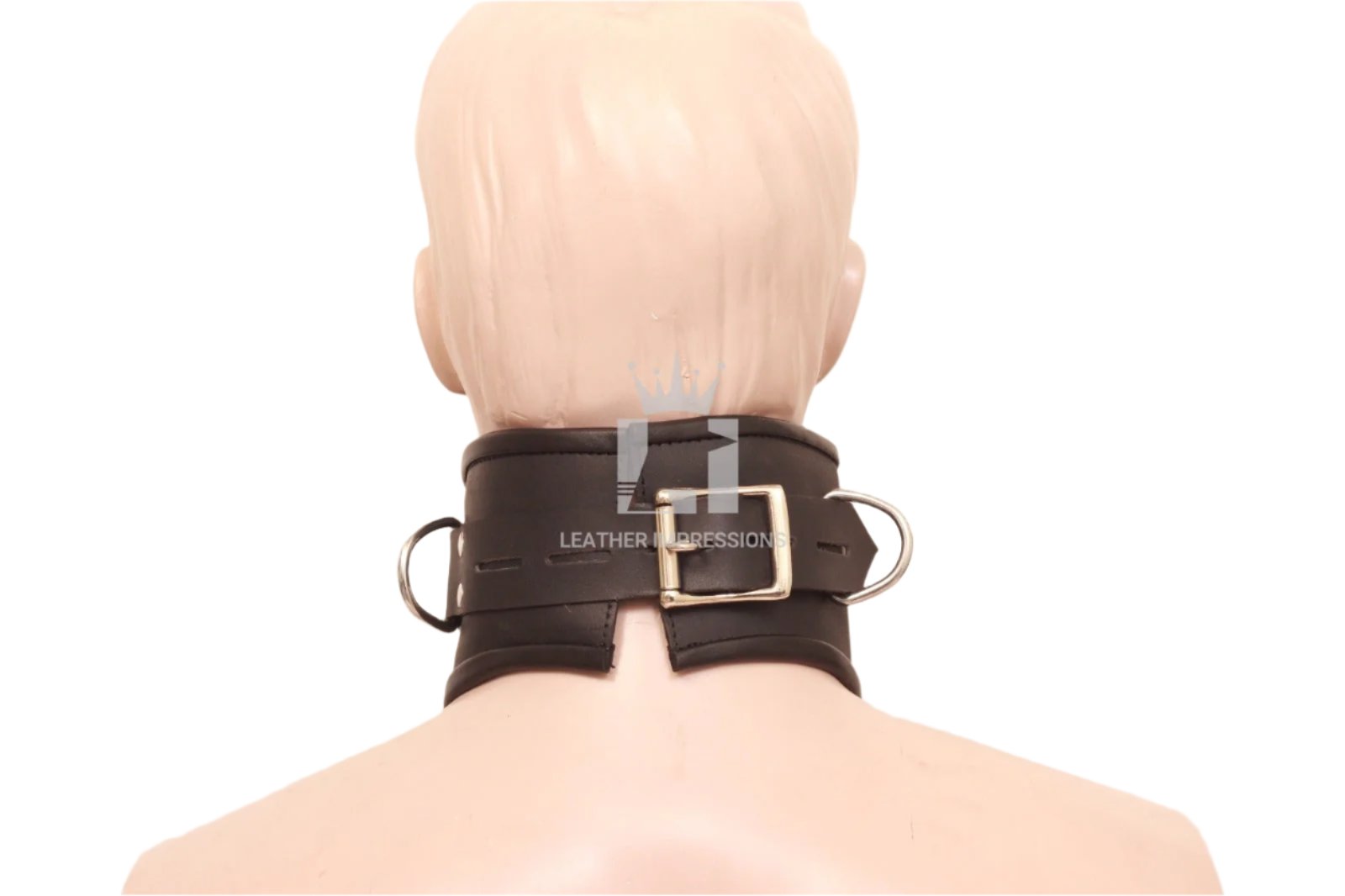 leather bdsm collar, leather bondage collar, leather slave collar, leather neck restraint, leather posture collar, posture collar bondage, bdsm posture collar