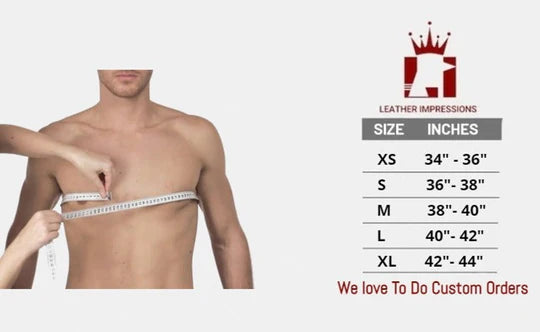 Gay Leather Chest Harness for Men