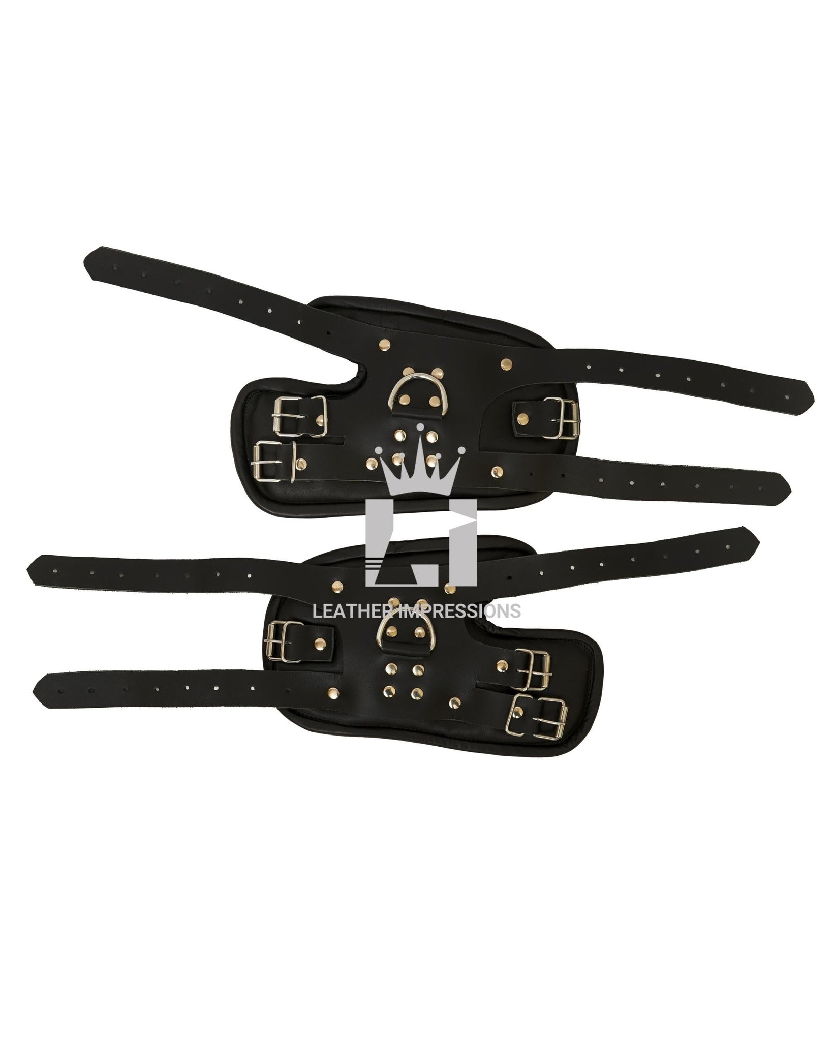 eather suspension cuffs, fur lined leather suspension cuff kit with bondage ring, high quality heavy leather padded wrist suspension cuffs, leather ankle suspension cuff, leather bondage suspension cuffs, suspension cuffs, bondage suspension cuffs, bdsm suspension cuffs, bdsm leather suspension cuffs