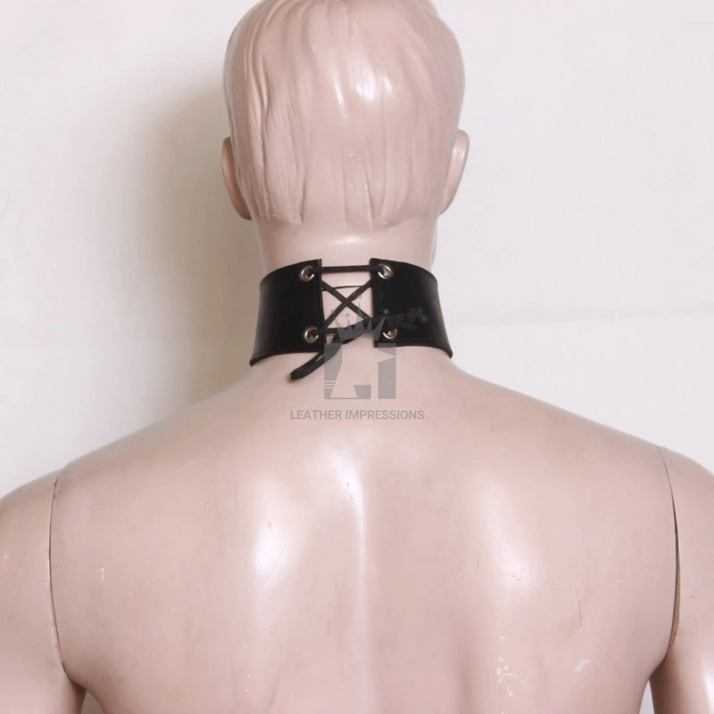 Leather Posture Collar, Bdsm Collar, Leather Bdsm Collar