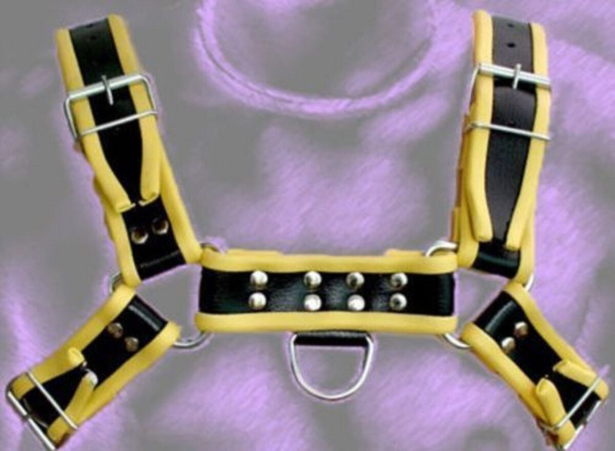 bdsm unisex leather harness, men's leather chest harness, bondage harness