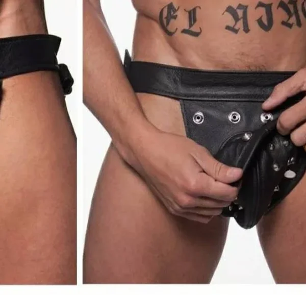 bdsm cowhide leather jockstraps, leather jockstrap men, black leather jockstrap, leather jockstrap, Leather Thong